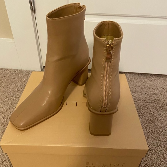 Camel Square Toe Ankle Boots size 7 - Picture 5 of 6